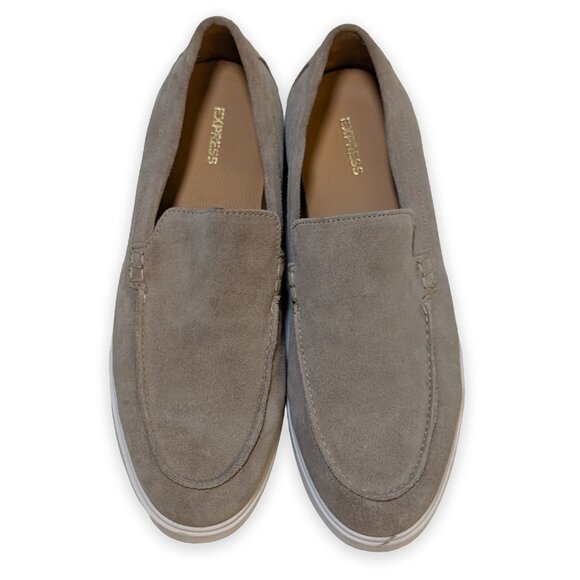 Express Tan Suede Slip On Everyday Performance Hybrid Loafers Men\'s Size 8 main image 4